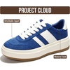 image:imageFashion Platform Sneakers for Women Footwear  Laceup Womens ShoesBlue