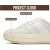 image:imageFashion Platform Sneakers for Women Footwear  Laceup Womens ShoesWhitewhite Stripes