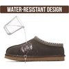image:imageMens Slippers 100 Genuine Leather Australian Shearling Slippers for MenChocolate