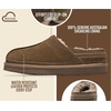 image:imageMens Slippers 100 Genuine Leather Australian Shearling Slippers for MenMushroom Suede