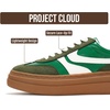 image:imagePlatform Sneakers for Women Footwear  Lightweight Laceup Shoes for WomenGreen
