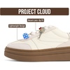 image:imagePlatform Sneakers for Women Footwear  Lightweight Laceup Shoes for WomenNude Multi
