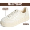 image:imagePlatform Sneakers for Women Footwear  Lightweight Laceup Shoes for WomenPure White