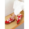 image:imagePlatform Sneakers for Women Footwear  Lightweight Laceup Shoes for WomenRed