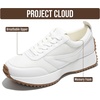 image:imageWomens Sneakers Memory Foam  Lightweight Lace Up Shoes for Women 2026Serenawhite
