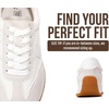 image:imageWomens Sneakers Memory Foam  Lightweight Lace Up Shoes for Women 2026White Mesh