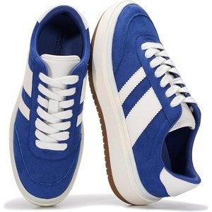 image:imageFashion Platform Sneakers for Women Footwear  Laceup Womens ShoesBlue