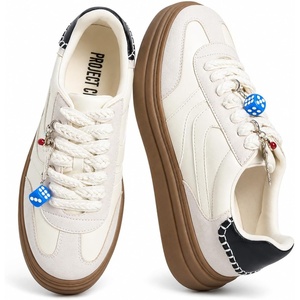 image:imagePlatform Sneakers for Women Footwear  Lightweight Laceup Shoes for WomenNude Multi