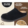 image:image100 Genuine Leather Clogs for Women Womens MulesBlack Suede
