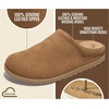 image:image100 Genuine Leather Clogs for Women Womens MulesChestnut Suede
