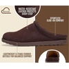 image:image100 Genuine Leather Clogs for Women Womens MulesChoco Suede