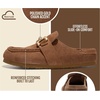 image:image100 Genuine Leather Moccasin Style Clogs for Women  Fall Shoes for WomenTobacco Suede  Holly
