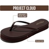 image:imageProject Cloud Platform Sandals Women Memory Foam Flip FlopsDark Choco
