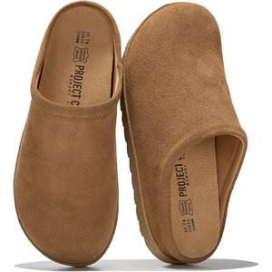 image:image100 Genuine Leather Clogs for Women Womens MulesChestnut Suede
