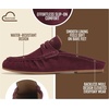 image:image100 Genuine Leather Penny Loafers for Women Mule FootwearBurgundy Suede