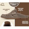 image:image100 Genuine Leather Penny Loafers for Women Mule FootwearMushroom Suede