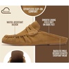 image:image100 Genuine Leather Penny Loafers for Women Mule FootwearTan Suede