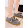 image:image100 Genuine Leather Womens Shoes Easy SlipOn Oxford Shoes for WomenGrey