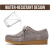 image:image100 Genuine Leather Womens Shoes Easy SlipOn Oxford Shoes for WomenGrey