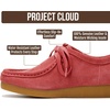 image:image100 Genuine Leather Womens Shoes Easy SlipOn Oxford Shoes for WomenMauve