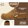 image:imageProject Cloud 100 Genuine Leather Platform Clogs for Women Chestnut Suede