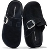 image:imageProject Cloud 100 Genuine Leather Platform Clogs for Women Black Suede