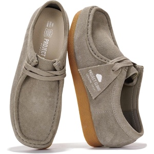 image:image100 Genuine Leather Womens Shoes Easy SlipOn Oxford Shoes for WomenGrey