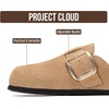 image:image100 Genuine Leather Clogs for Women Footwear  Fall Shoes for WomenBeige