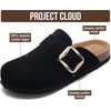 image:image100 Genuine Leather Clogs for Women Footwear  Fall Shoes for WomenBlack