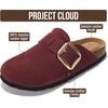 image:image100 Genuine Leather Clogs for Women Footwear  Fall Shoes for WomenBurgundy
