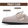 image:image100 Genuine Leather Clogs for Women Footwear  Fall Shoes for WomenGrey