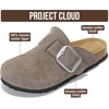 image:image100 Genuine Leather Clogs for Women Footwear  Fall Shoes for WomenMushroom Suede