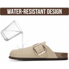 image:image100 Genuine Leather Clogs for Women Footwear  Fall Shoes for WomenNude