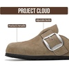 image:image100 Genuine Leather Clogs for Women Footwear  Fall Shoes for WomenStorm Suede