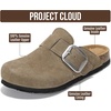 image:image100 Genuine Leather Clogs for Women Footwear  Fall Shoes for WomenStorm Suede