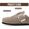 image:image100 Genuine Leather Clogs for Women Footwear  Fall Shoes for WomenTaupe