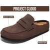image:image100 Genuine Leather Moccasin Style Clogs for Women  Fall Shoes for Women