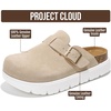 image:image100 Genuine Leather Platform Clogs for Women  Fall Shoes for Women 2026Beige