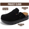 image:image100 Genuine Leather Platform Clogs for Women  Fall Shoes for Women 2026Blackmono