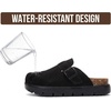 image:image100 Genuine Leather Platform Clogs for Women  Fall Shoes for Women 2026Blackmono