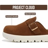 image:image100 Genuine Leather Platform Clogs for Women  Fall Shoes for Women 2026Tobacco Suede