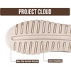 image:image100 Genuine Leather Slipon Loafers for Women Casual Moccasins Women ShoesIvory