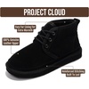 image:image100 Genuine Leather Womens Ankle Boots for Women  Fall Shoes 2026Black