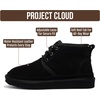 image:image100 Genuine Leather Womens Ankle Boots for Women  Fall Shoes 2026Black