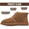 image:image100 Genuine Leather Womens Ankle Boots for Women  Fall Shoes 2026Toasted Nut Suede