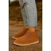 image:image100 Genuine Leather Womens Ankle Boots for Women  Fall Shoes 2026Wheat Suede