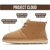 image:image100 Genuine Leather Womens Ankle Boots for Women  Fall Shoes 2026Wheat Suede