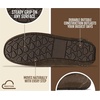 image:image100 Genuine Leather Womens Slippers Comfortable Warm Slippers for WomenChocolate