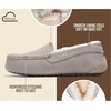 image:image100 Genuine Leather Womens Slippers Comfortable Warm Slippers for WomenGrey