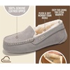 image:image100 Genuine Leather Womens Slippers Comfortable Warm Slippers for WomenGrey